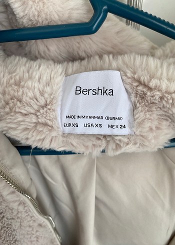 Bershka Bershka Midi Peluş Kadın Ceket