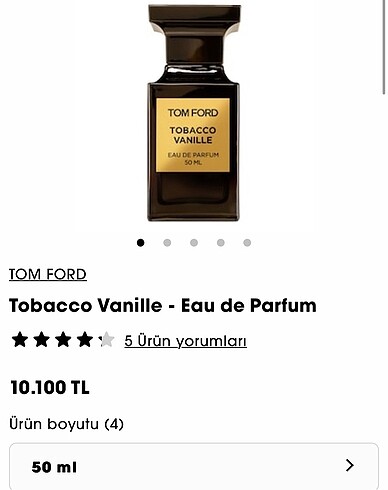 Tom Ford Tom Ford Tobacco Vanille