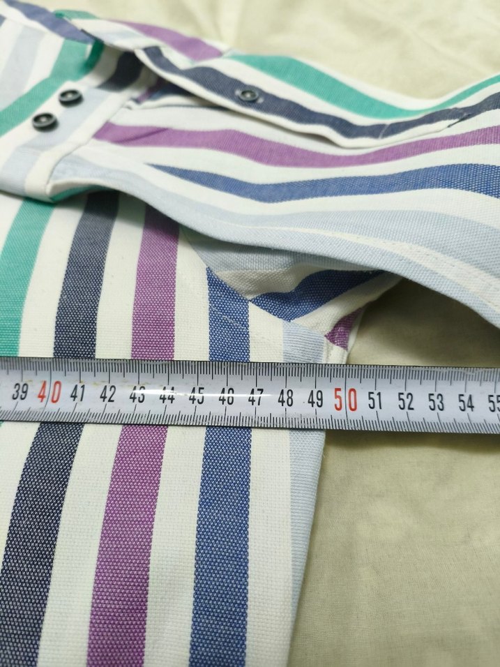 Sarar Çok Renkli Çizgili Kısa Kollu Gömlek - Görsel 2