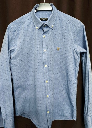 Louis Vuitton Mavi Düğmeli Erkek Gömlek - Görsel 2