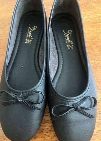 Siyah Klasik Kadın Babet Ayakkabı - Görsel 3