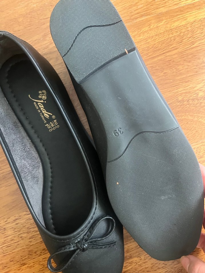 Siyah Klasik Kadın Babet Ayakkabı - Görsel 2