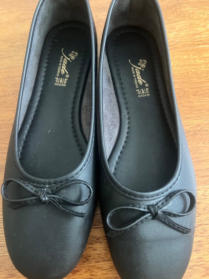 Siyah Klasik Kadın Babet Ayakkabı - Görsel 3