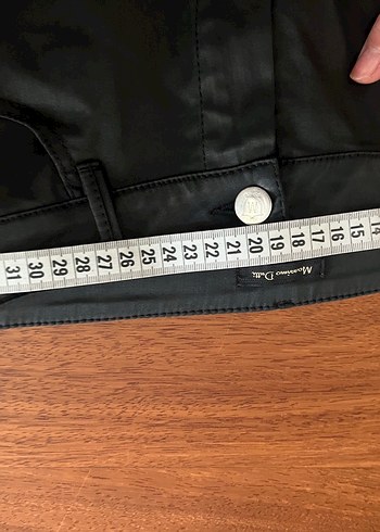 Siyah Deri görünümlü Midi Hamile Eteği - Görsel 4