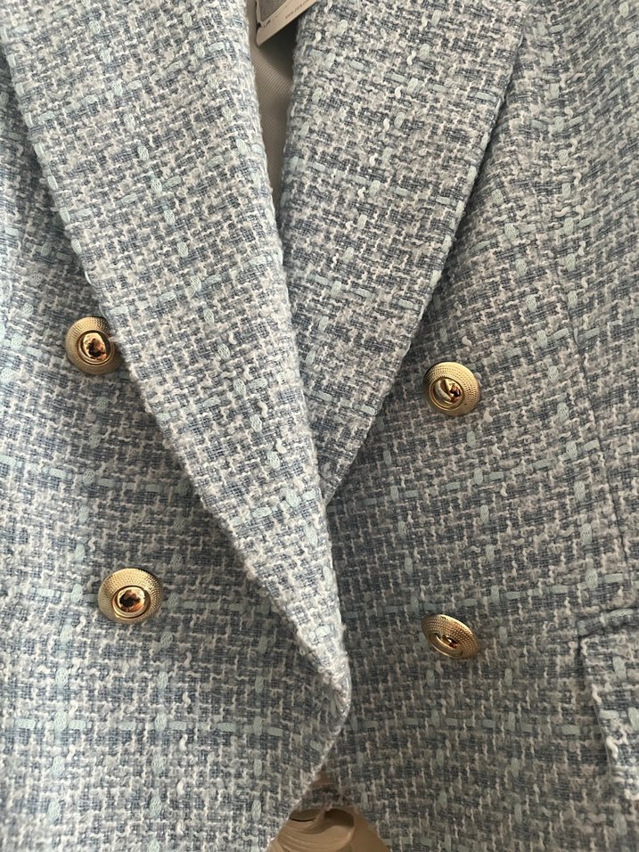 Düğmeli Kadın Blazer Ceket - Görsel 3