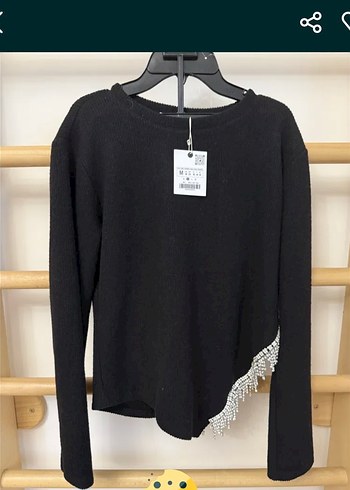 Siyah Payetli Kadın Triko - Görsel 7