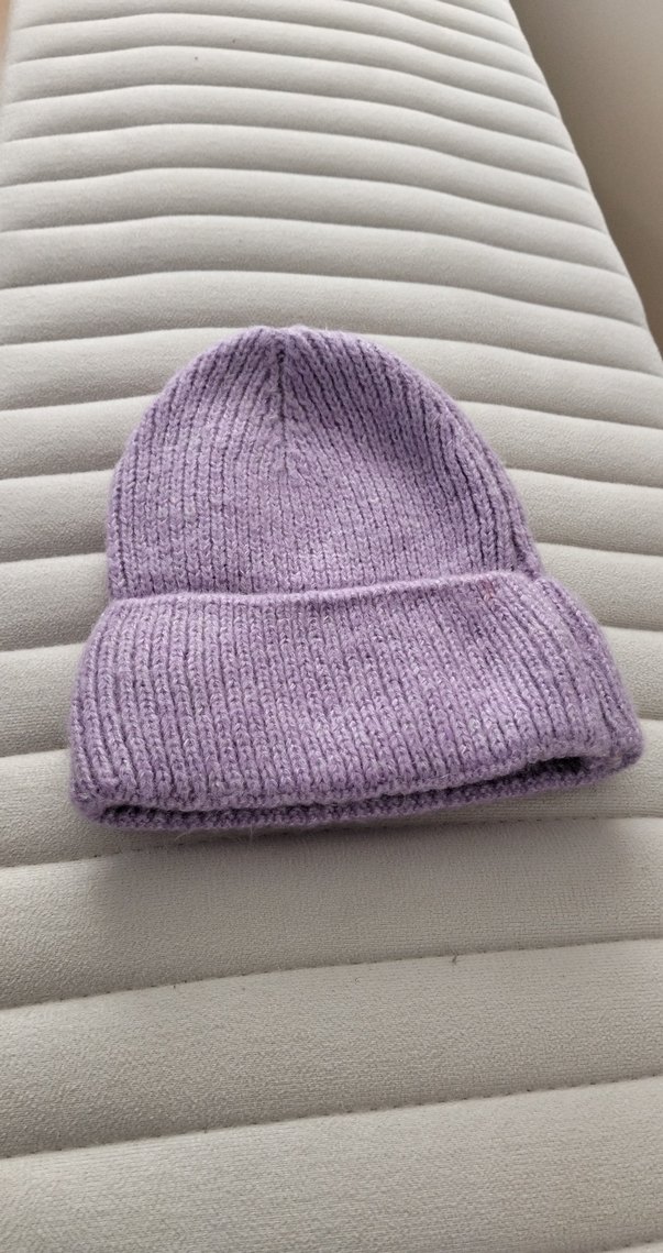 çocuk ikili Pembe ve lilaÖrgü Bere - Görsel 2