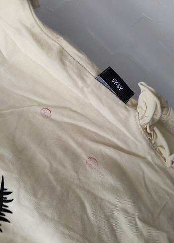 Kız Çocuk Bej Kısa Kollu Tişört - Görsel 7