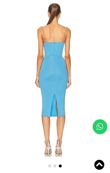 m Beden mavi Renk Bliss Atelier Bebe Mavisi Abiye