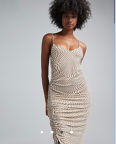 s Beden Bershka Midi Elbise