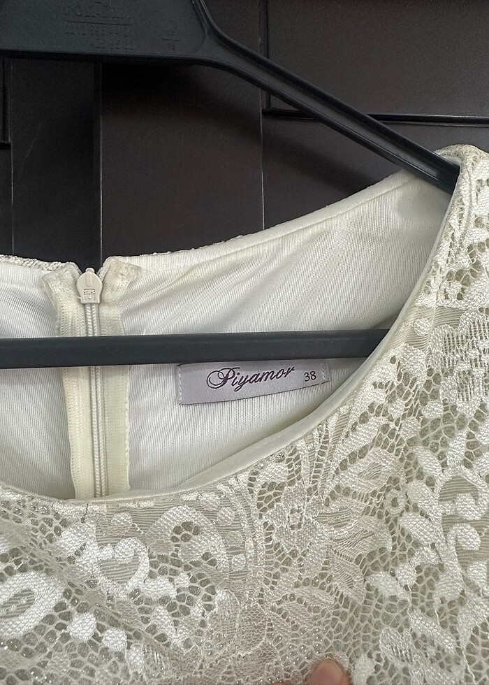 Beyaz elbise - Görsel 4