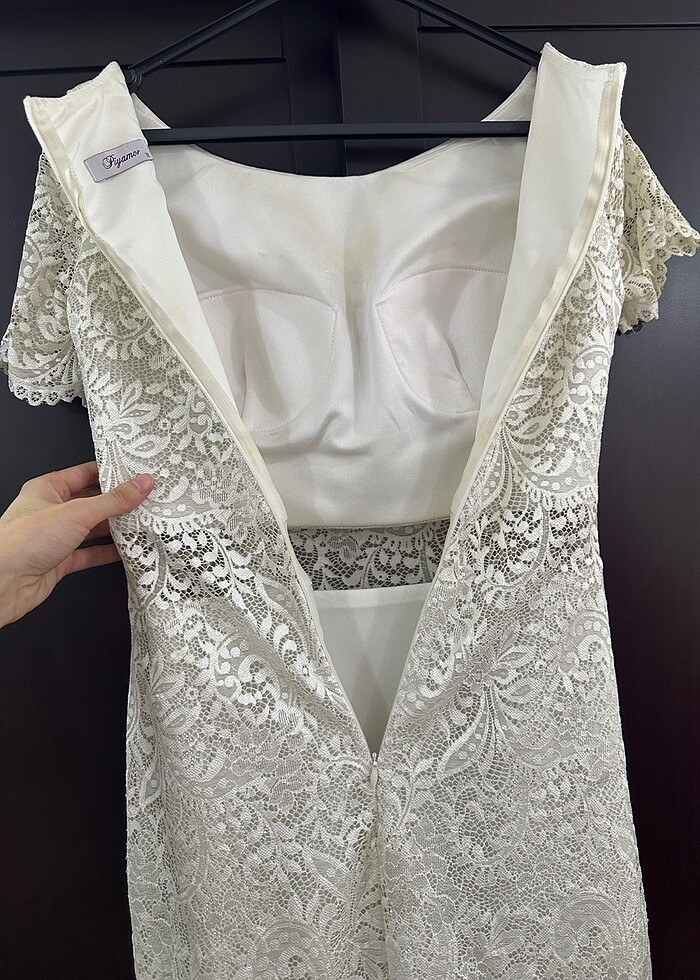 Beyaz elbise - Görsel 3