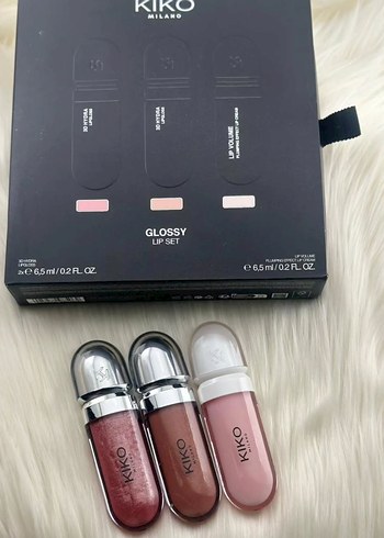 Kiko KİKO Glossy Lip 3 lü Set