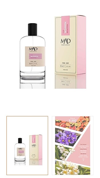 Mad V102 50 ml kadın parfüm