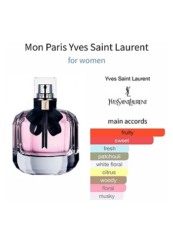 Yves Saint Laurent YSL Mon Paris