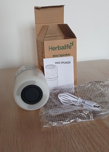 Bej Herbalife Mini Hoparlör - Görsel 4