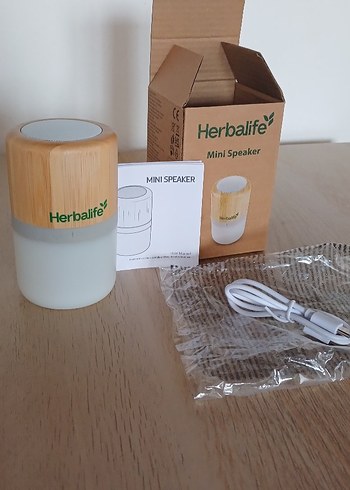 Bej Herbalife Mini Hoparlör - Görsel 2