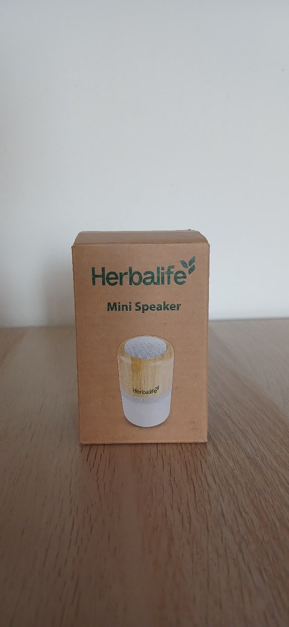 Bej Herbalife Mini Hoparlör - Görsel 5