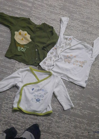 Uzun Kollu, Nakışlı Bebek Hastane Kıyafeti - Görsel 2