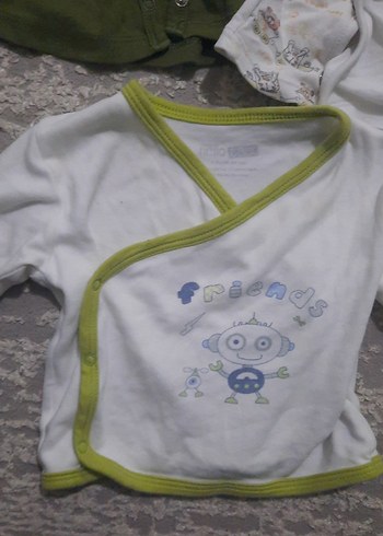 Uzun Kollu, Nakışlı Bebek Hastane Kıyafeti - Görsel 5