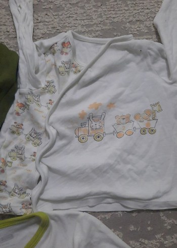 Uzun Kollu, Nakışlı Bebek Hastane Kıyafeti - Görsel 4