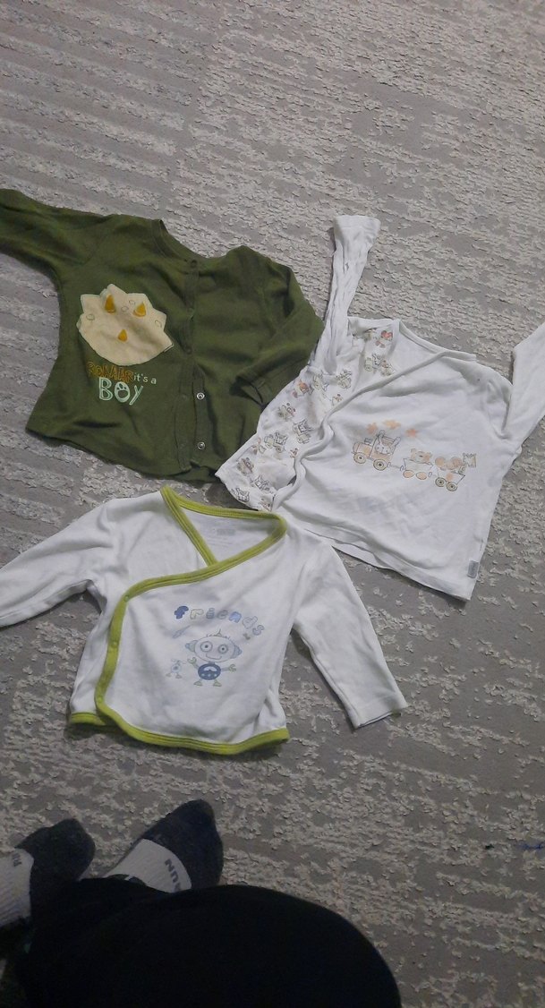 Uzun Kollu, Nakışlı Bebek Hastane Kıyafeti - Görsel 2