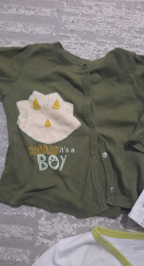 Uzun Kollu, Nakışlı Bebek Hastane Kıyafeti - Görsel 3