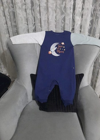 Uzun Kollu, Baskılı Erkek Bebek Tulum