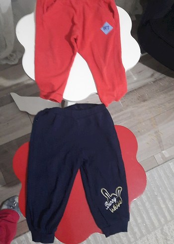 12-18 Ay Beden Rahat Kesim Çocuk Eşofman Altları Velcro