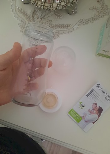 Isıya Dayanıklı Beyaz Cam Biberon 240 ml - Görsel 9