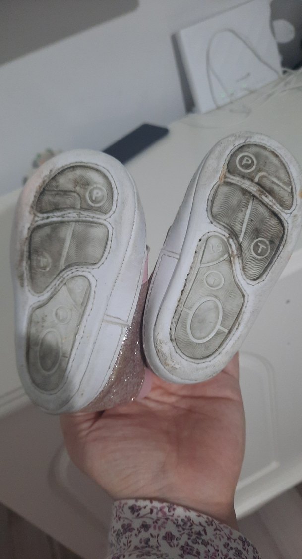 Kız Çocuk Pembe Cırt Cırtlı Spor Ayakkabı - Görsel 5