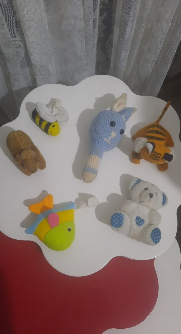 Renkli Örgü Hayvan Figürlü Oyuncak Seti - Görsel 2