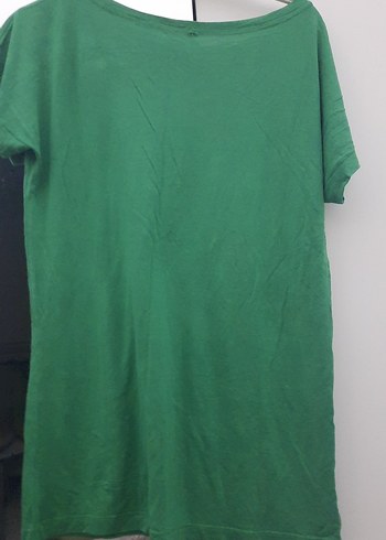 Yeşil Kısa Kollu Hamile Tişört - Görsel 4