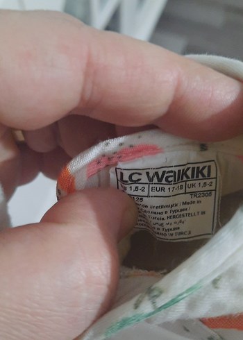 Beyaz Renkli Bağcıklı İlk Adım Ayakkabısı - Görsel 6