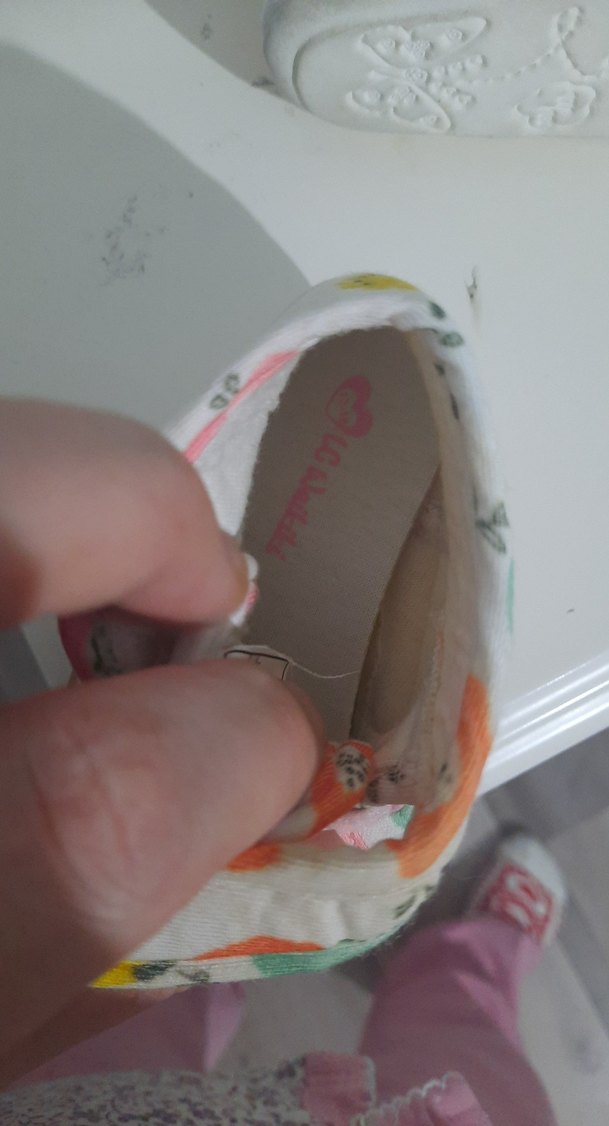 Beyaz Renkli Bağcıklı İlk Adım Ayakkabısı - Görsel 5