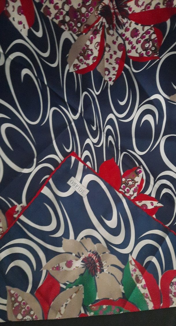 Çiçek Desenli Bohem Kadın Eşarp - Görsel 4