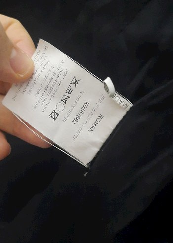 Siyah Kadın Ofis Blazeri, Düğmeli, Uzun Kollu - Görsel 6