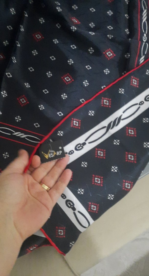 Kadın Çok Renkli Bohem Desenli Eşarp - Görsel 2