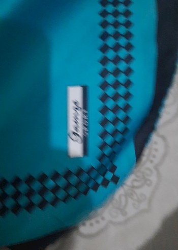 Parlak Mavi Eşarp - Görsel 3