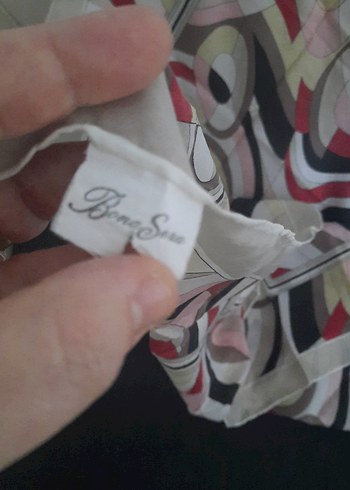 Kadın Çok Renkli Modern Desenli Eşarp - Görsel 4