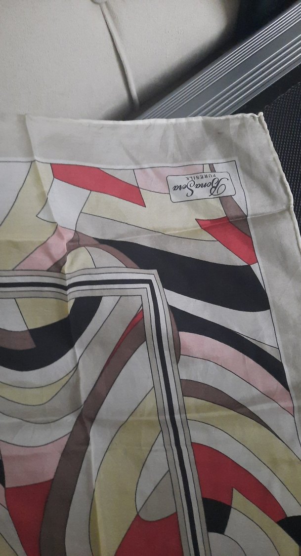 Kadın Çok Renkli Modern Desenli Eşarp - Görsel 3