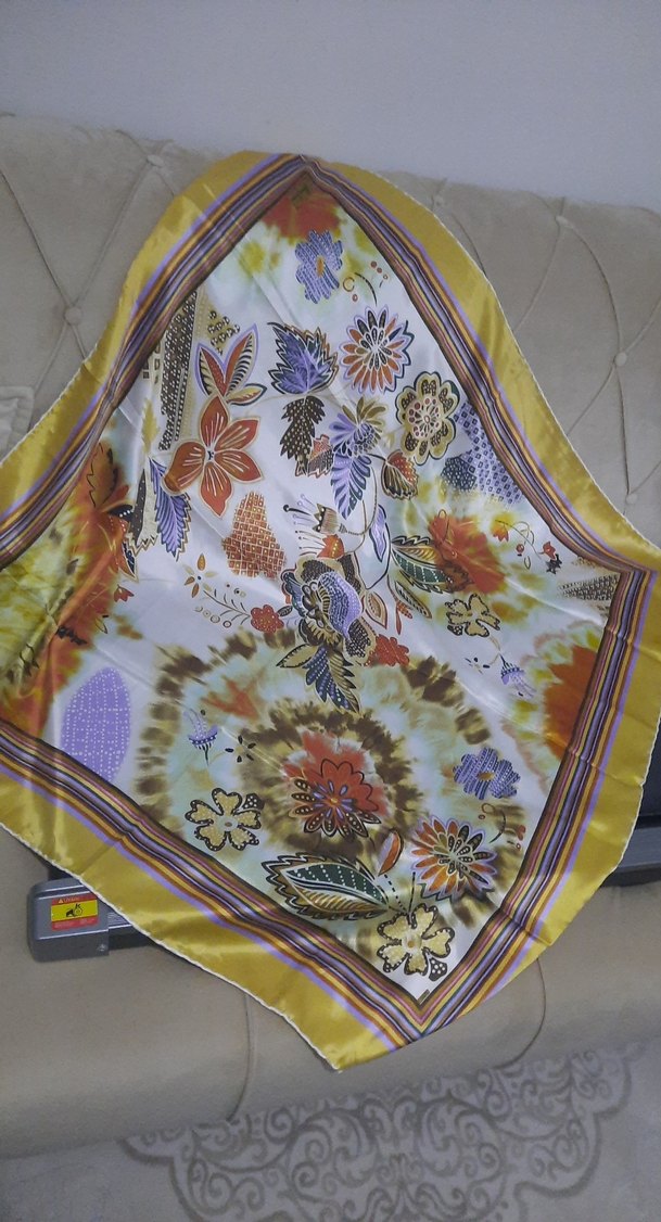 Renkli Bohem Kadın Eşarp - Görsel 3