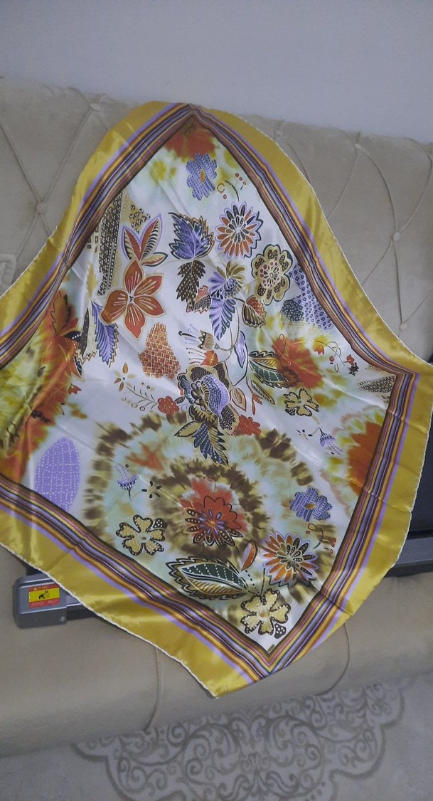 Renkli Bohem Kadın Eşarp - Görsel 2