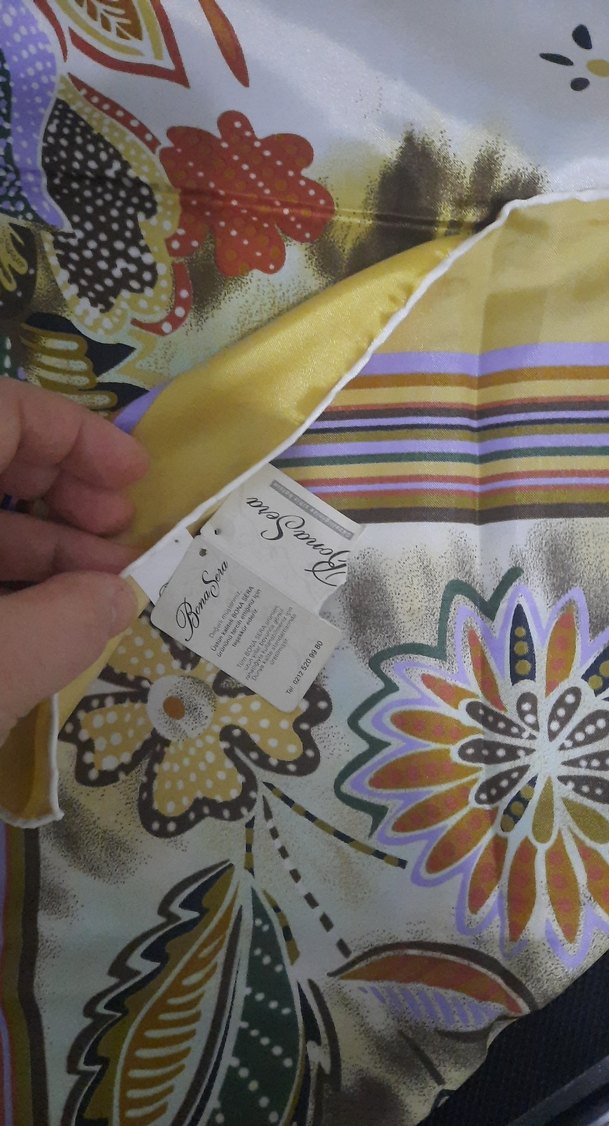 Renkli Bohem Kadın Eşarp - Görsel 4