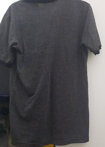 Gri Düğmeli Erkek Polo Tişört - Görsel 10