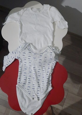 Uzun Kollu Düğmeli Bebek Zıbını - Görsel 2