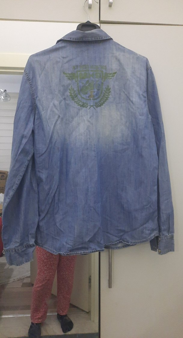Açık Mavi Denim Gömlek — görsel 5/6