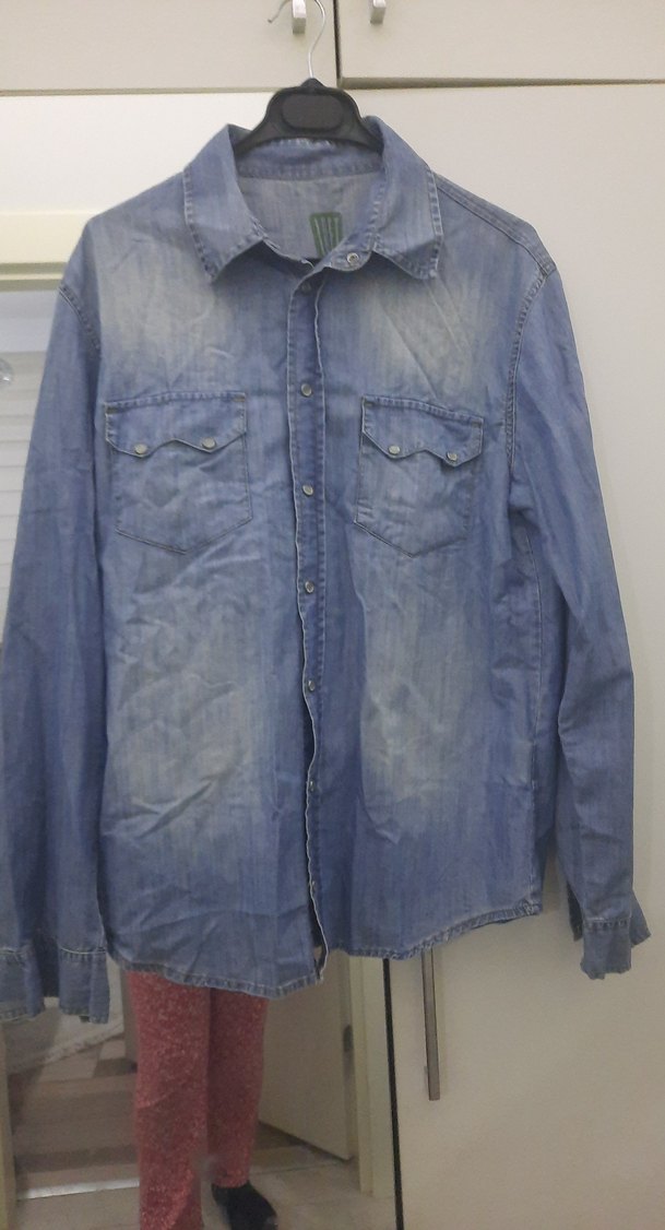 Açık Mavi Denim Gömlek — görsel 2/6