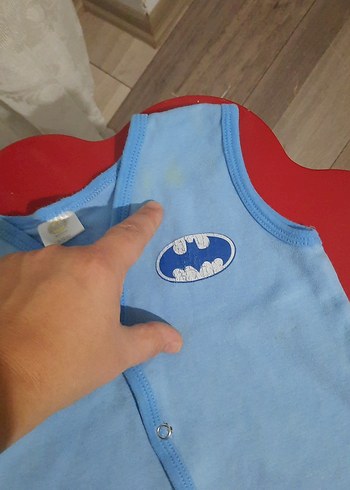 Erkek Bebek Renkli Düğmeli Kolsuz Hastane Tulumu - Görsel 11