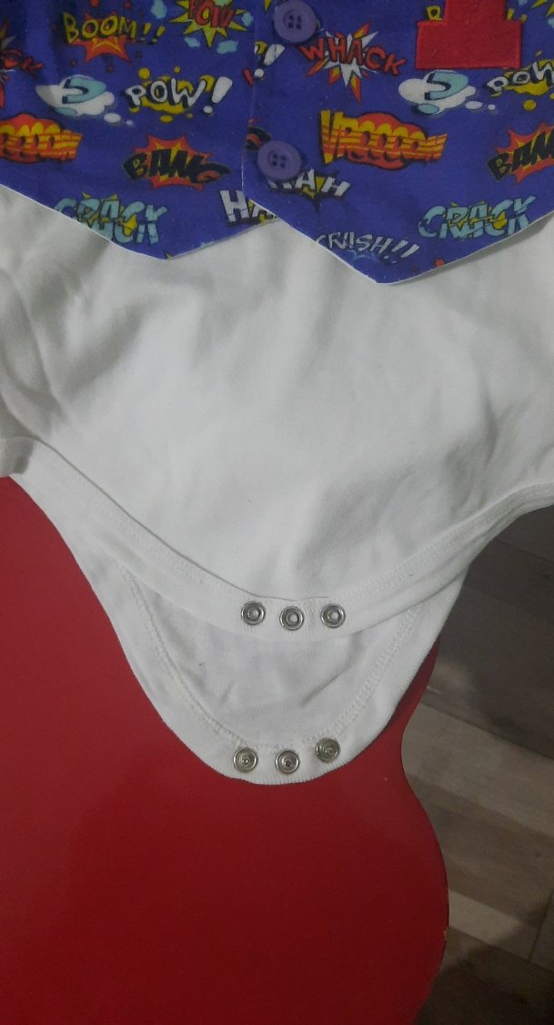 Renkli Baskılı Papyonlu Bebek Body - Görsel 3